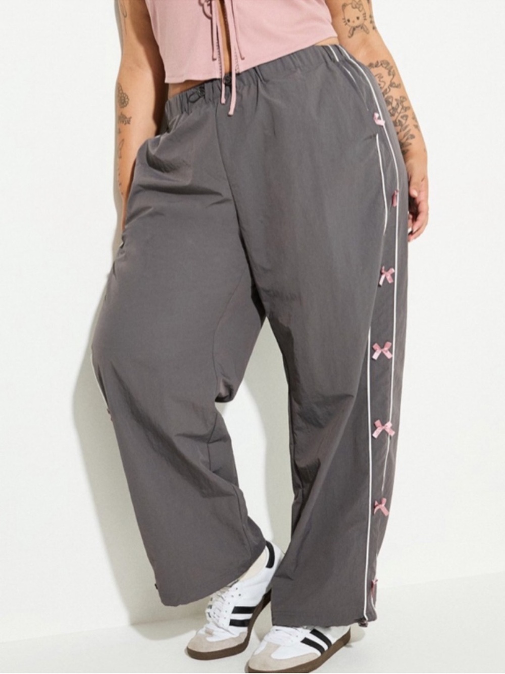 Torrid LoveSick Side-Bows Track Pants size 1/14-16 NWT